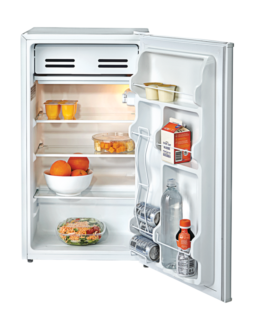 MASTER Chef Energy Star - Réfrigérateur compact avec congélateur interne et  porte réversible pour chambre d'étudiant/chambre à coucher, 4,4 pi³, acier  inoxydable