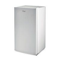 MASTER Chef Energy Star Compact Refrigerator with Internal Freezer & Reversible Door for Dorms/Bedroom, 3.3-cu.ft., White Front_Angled_Left