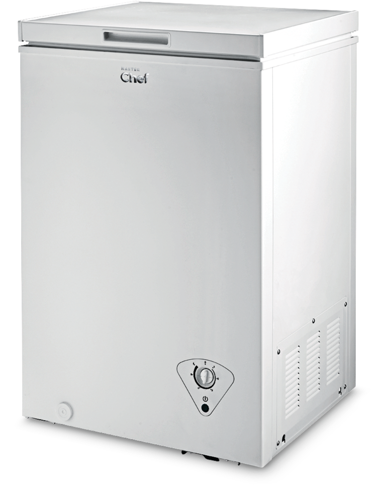 MASTER Chef Energy Star Chest Freezer with FrontMount Thermostat for Dorms/Bedroom, 3.5cu.ft