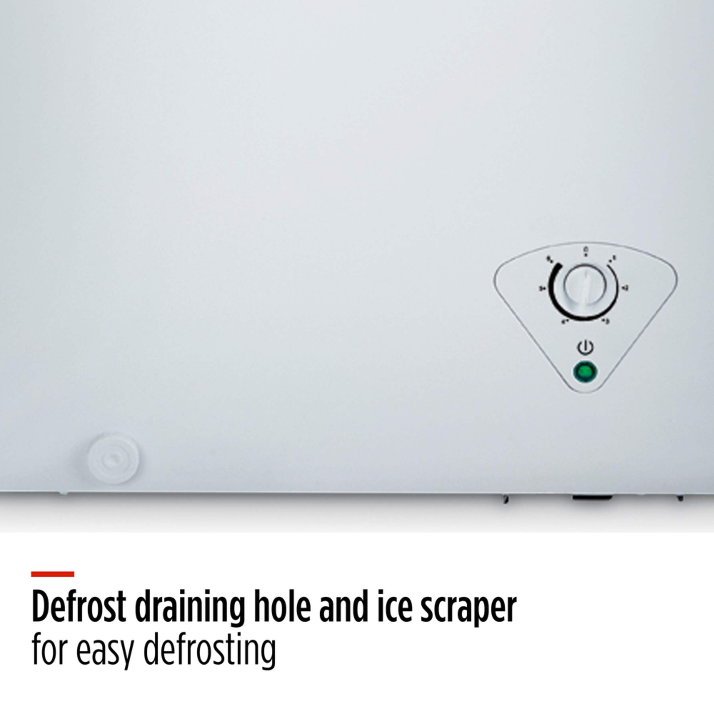 MASTER Chef Energy Star Chest Freezer with FrontMount Thermostat for