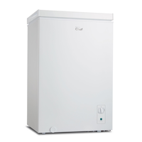 MASTER Chef Energy Star Chest Freezer with Front-Mount Thermostat for Dorms/Bedroom, 3.5-cu.ft., White Front_Three_Fourths_Angled_Right