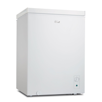 MASTER Chef Energy Star Chest Freezer with Front-Mount Thermostat for Dorms/Bedroom, 5.0-cu.ft., White Front_Three_Fourths_Angled_Right