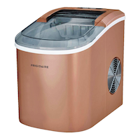 Frigidaire Portable Countertop Ice Maker, 26 lbs of Ice Per Day, Ready in 6 Min, 2.5L, Copper Front_Three_Fourths_Angled_Left