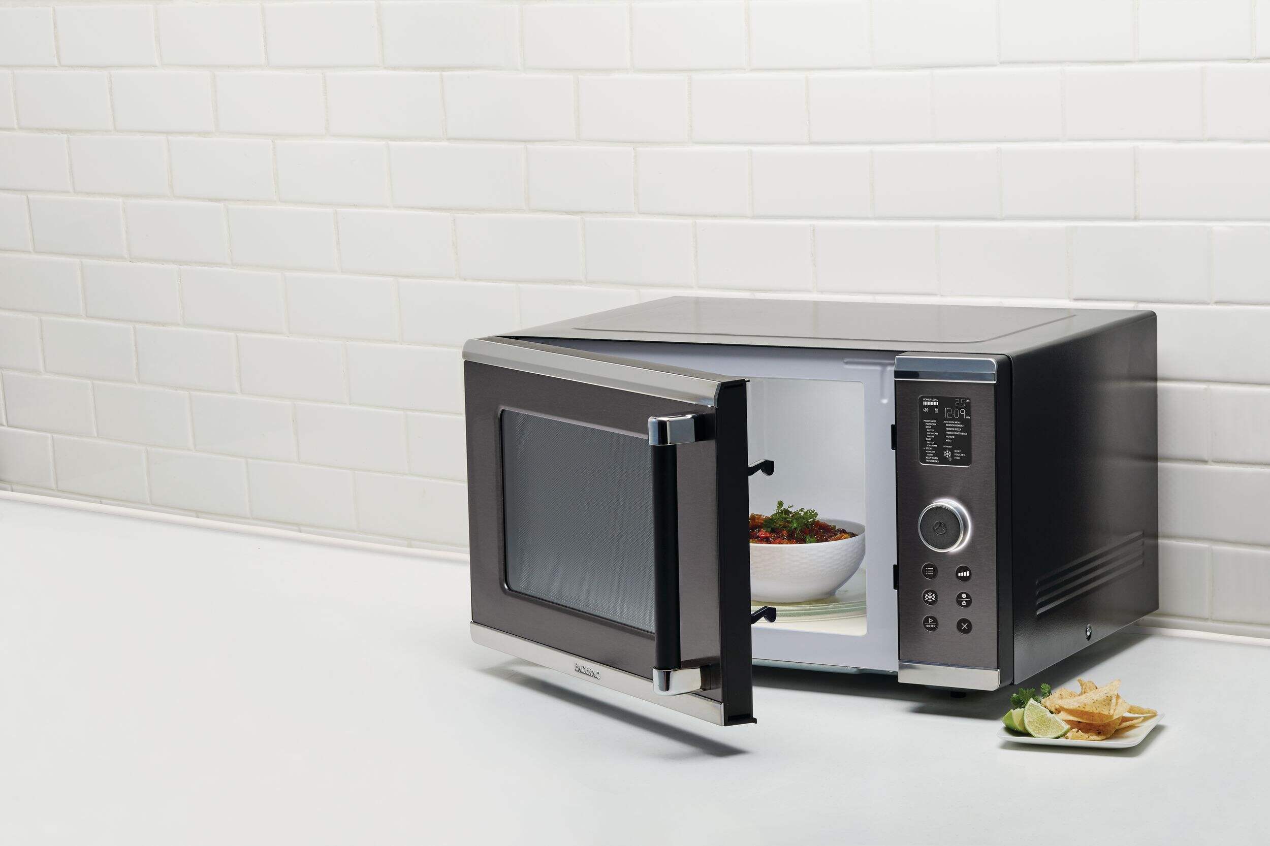 PADERNO Countertop Microwave with EvenHeat Inverter Technology, 1.6 cu