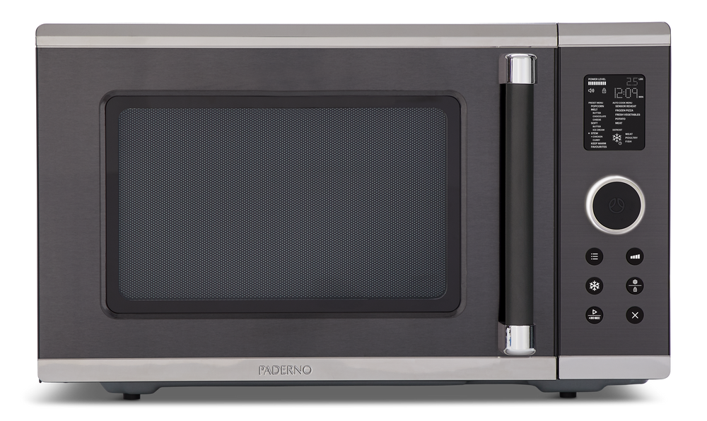 PADERNO Countertop Microwave with EvenHeat Inverter Technology, 1.3 cu