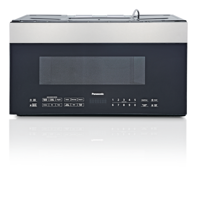 Panasonic NNSG158S OvertheRange Microwave with Genius Sensor Cooking, 1.9cu.ft.,Stainless