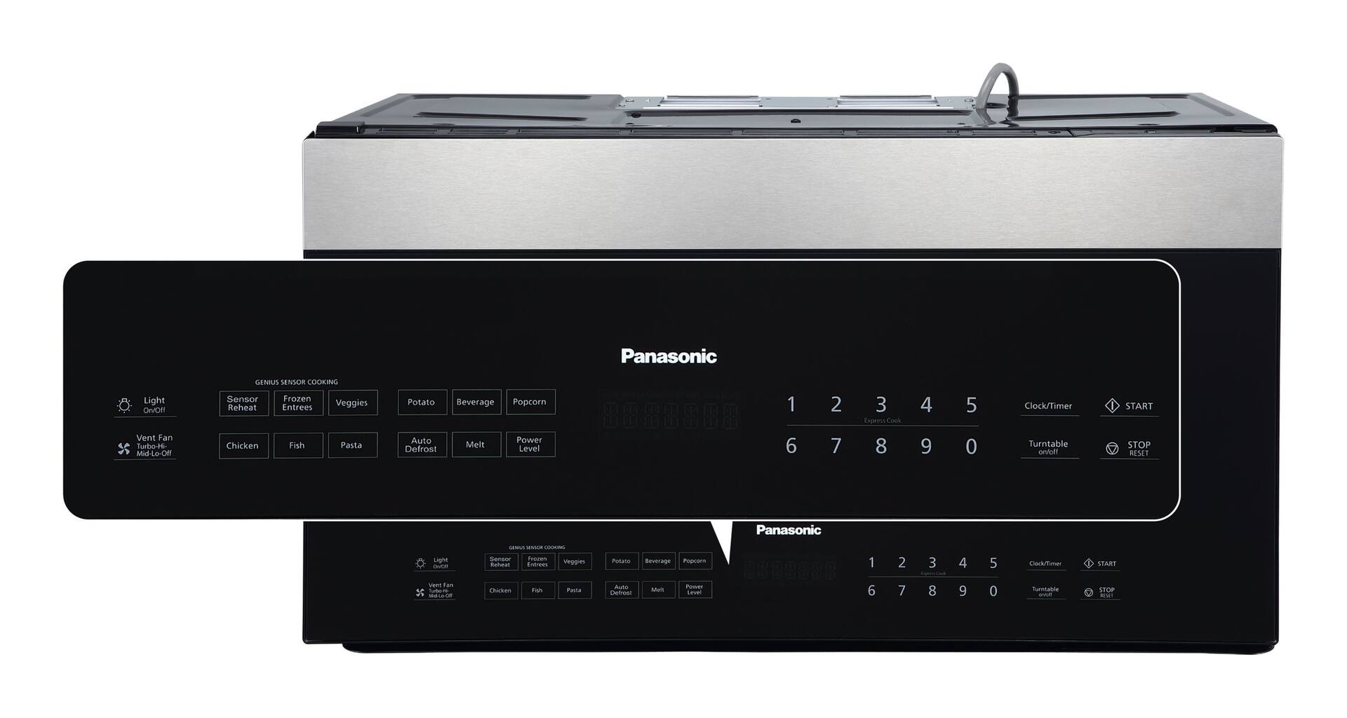 Panasonic NN-SG158S Over-the-Range Microwave with Genius Sensor Cooking,  1.9-cu.ft.,Stainless Steel