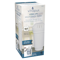 Vitapur Long Life Multi-Stage Replacement Filter For Vitapur Water Filtration Systems GWF7, GWF8, GWF9 Front_Angled_Right