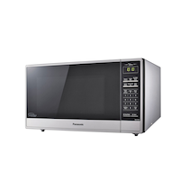 Panasonic NN-ST775S Countertop Microwave with Cyclonic Wave Inverter® Technology, 1.6-cu.ft., Stainless Steel Front_Three_Fourths_Angled_Left
