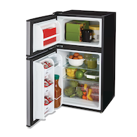 Réfrigérateur en acier inoxydable à 2 portes Vida par PADERNO, 3,1 pi3 Front_Angled_Left