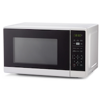 MASTER Chef Countertop Microwave, 700 W, White, 0.7-cu-ft Front_Three_Fourths_Angled_Left