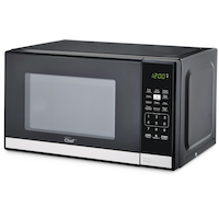 MASTER Chef Countertop Microwave, 1050 W, Black Stainless Steel, 0.7-cu-ft Front_Three_Fourths_Angled_Left