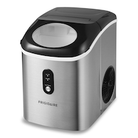 Frigidaire Stainless Steel Nugget Ice Maker, 30-lb/day Front_Three_Fourths_Angled_Left