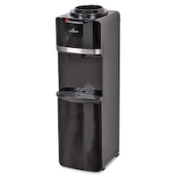 MASTER Chef Top Load Stainless Steel Water Cooler/Dispenser, 2 Temperatures, Black Front_Angled_Left