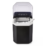 Master Chef Compact Countertop Ice Maker with LED Display, 26-lb Ice/Day, Black Front_Elevated