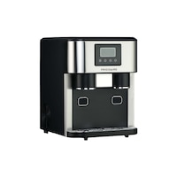 Frigidaire 3-in-1 Compact Countertop Water Dispenser & Ice Maker with LED Display, 33-lb Ice/Day, Stainless Steel Front_Three_Fourths_Angled_Right