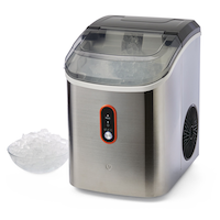 Vida by PADERNO Countertop Soft Nugget Ice Maker, 33-lb Ice/Day, Stainless Steel