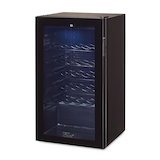 Refroidisseur à vin autonome Master Chef, capacité de 34 bouteilles, 3,3 pi3, noir Front_Angled_Left
