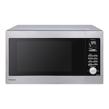 Panasonic 4-in-1 Combination Countertop Microwave Oven with Air Fryer, Convection Bake & Broiler, 1.3-cu.ft, Black Front_Elevated