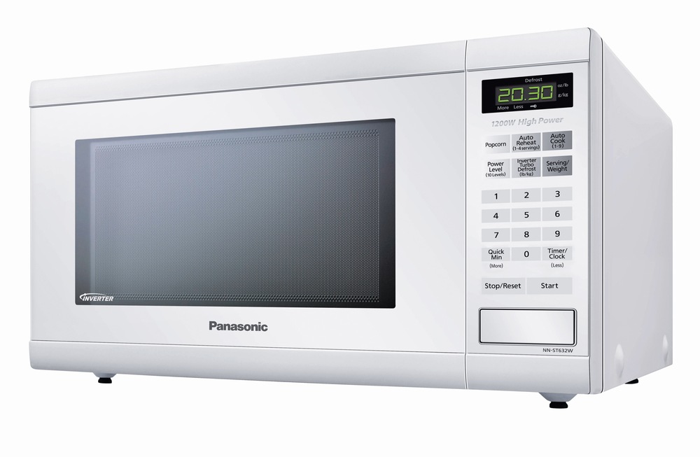Panasonic 1.2 cu.ft. White MidSize Inverter™ Microwave Oven Canadian