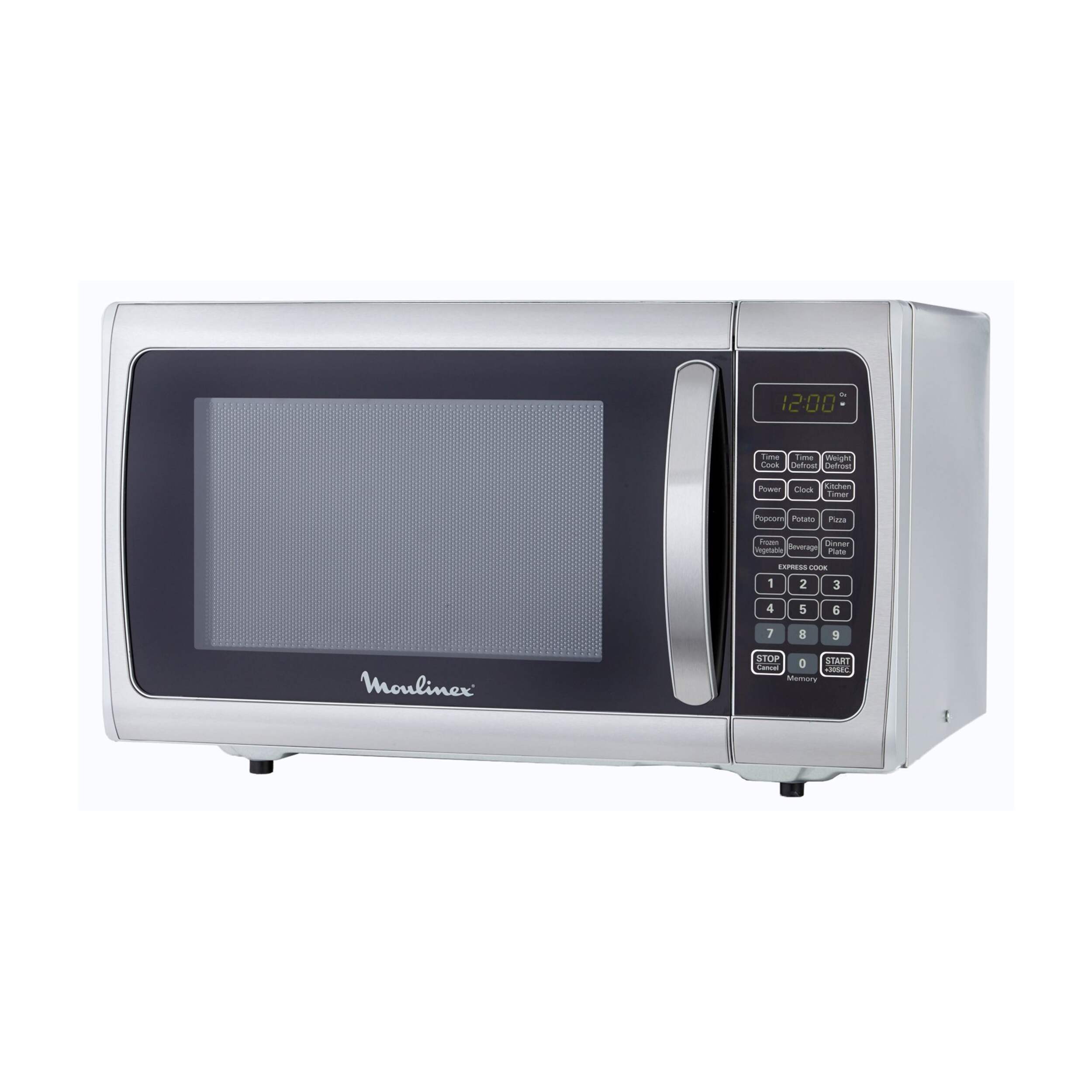 Moulinex 0.9 cu.ft. Microwave, Stainless Steel Front_Angled_Left