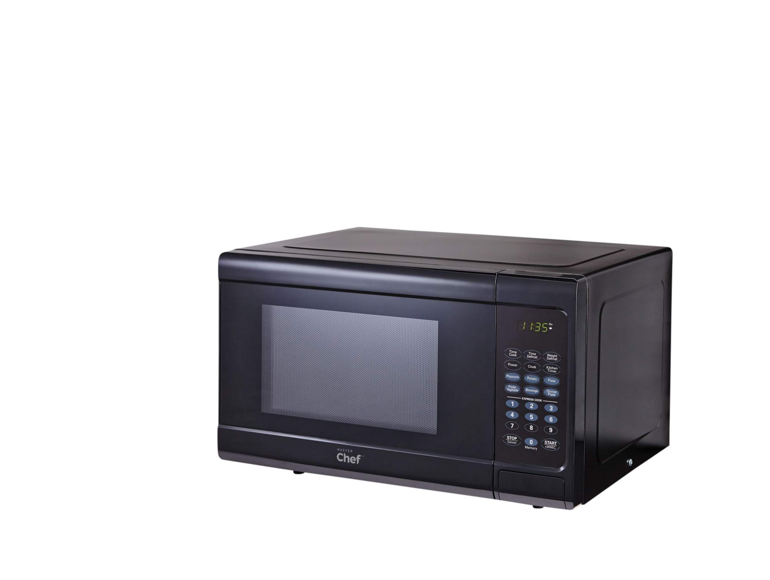 MASTER Chef - Four à micro-ondes 0,9 pi cube, noir Front_Angled_Left