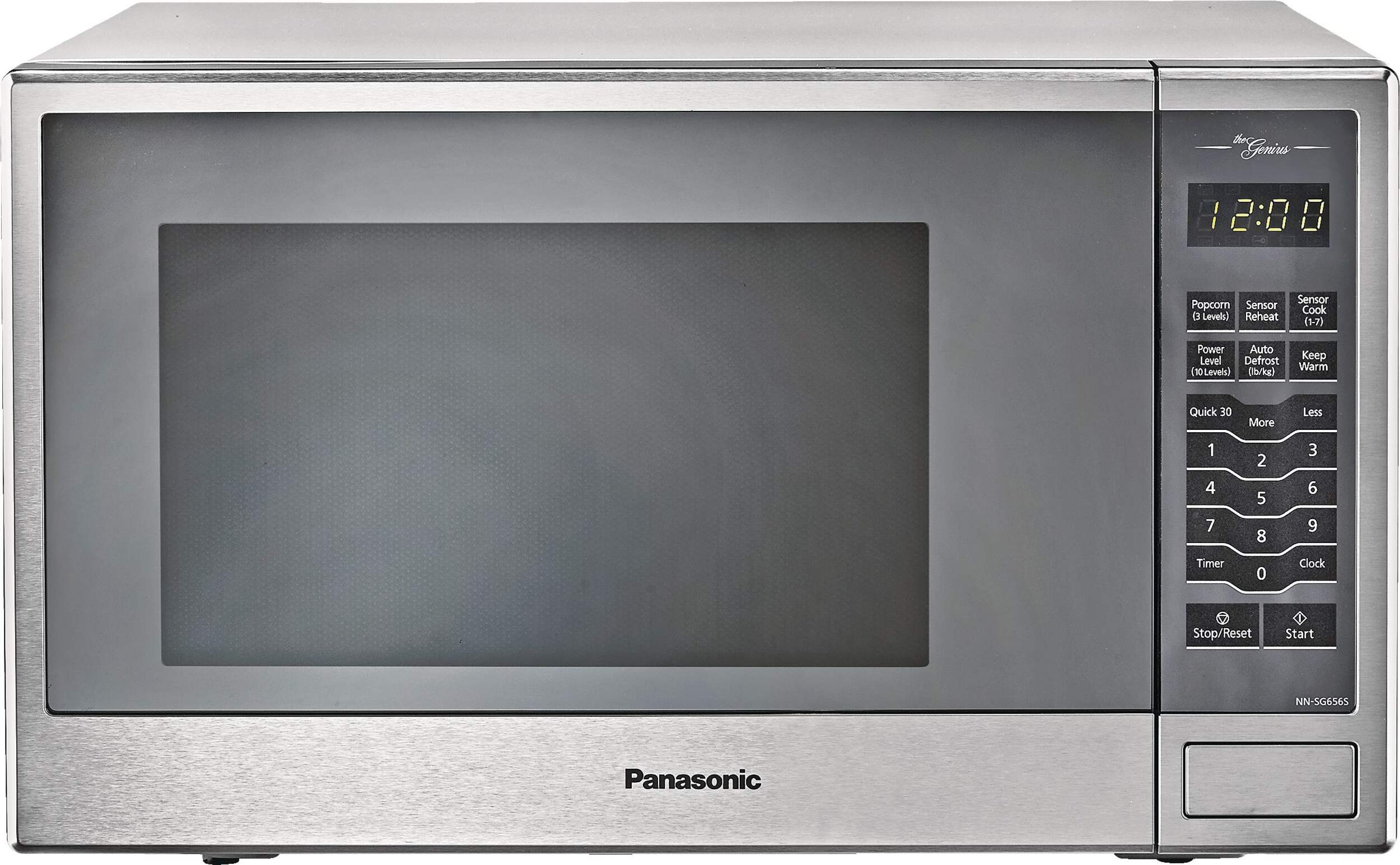 Panasonic - Four à micro-ondes 1,3 pi³, acier inoxydable Front_Elevated