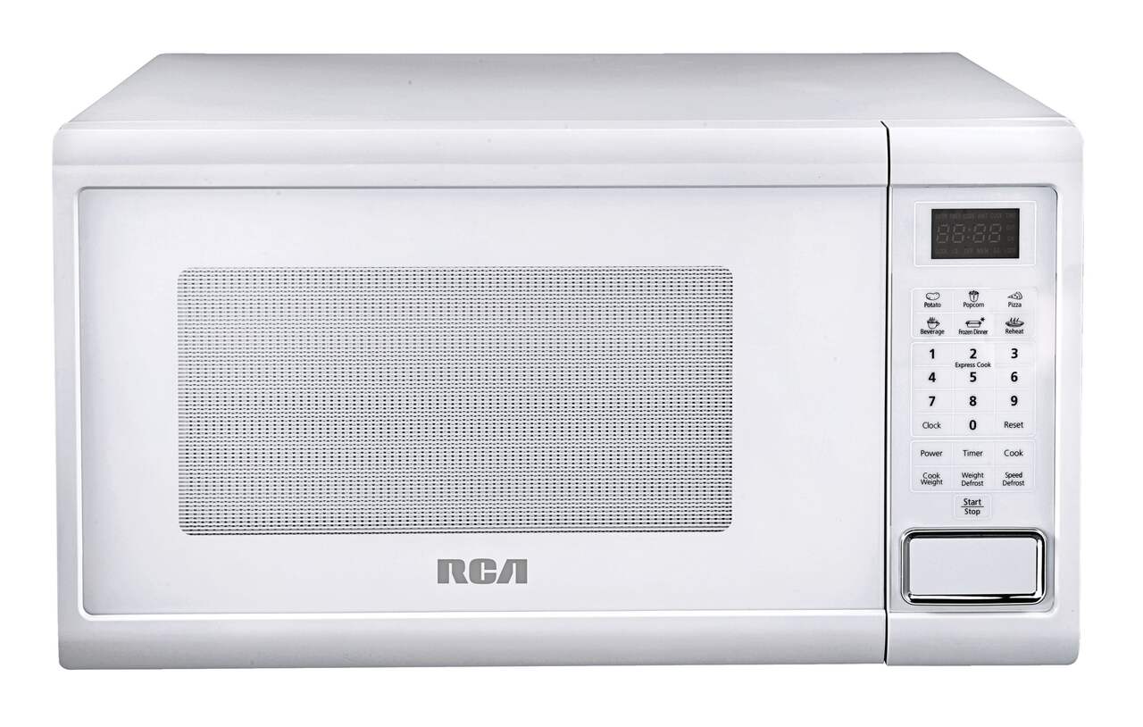 RCA - Four à micro-ondes, 0,9 pi cu, blanc. Colour: white. Size