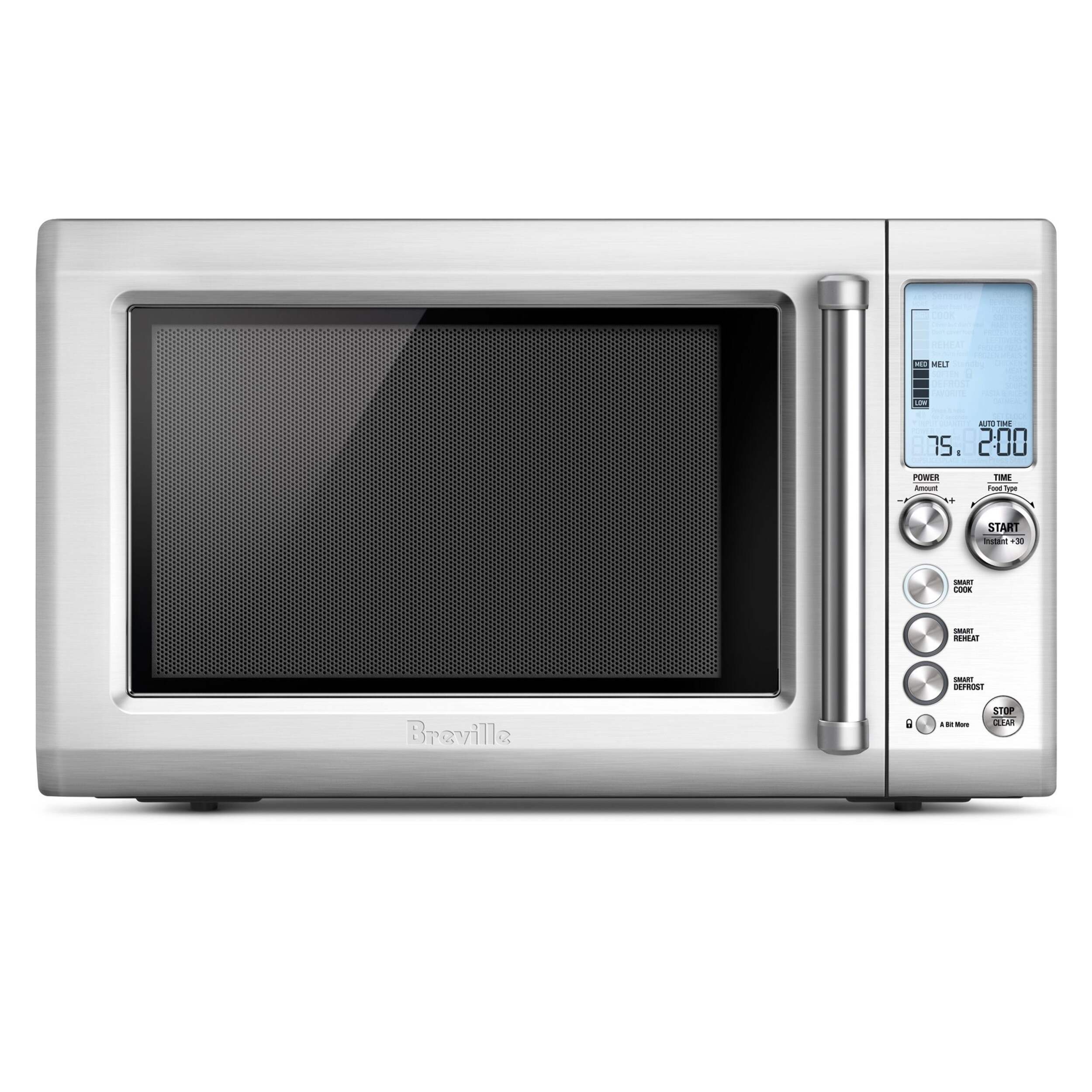 Breville QuickTouch 1.2-cu.ft. Microwave, Stainless Steel Front_Flat