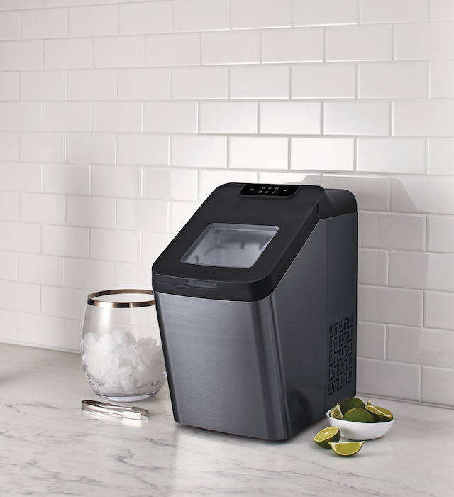 PADERNO Portable Compact Ice Maker, 33 lbs of Ice Per Day, Ready in 9