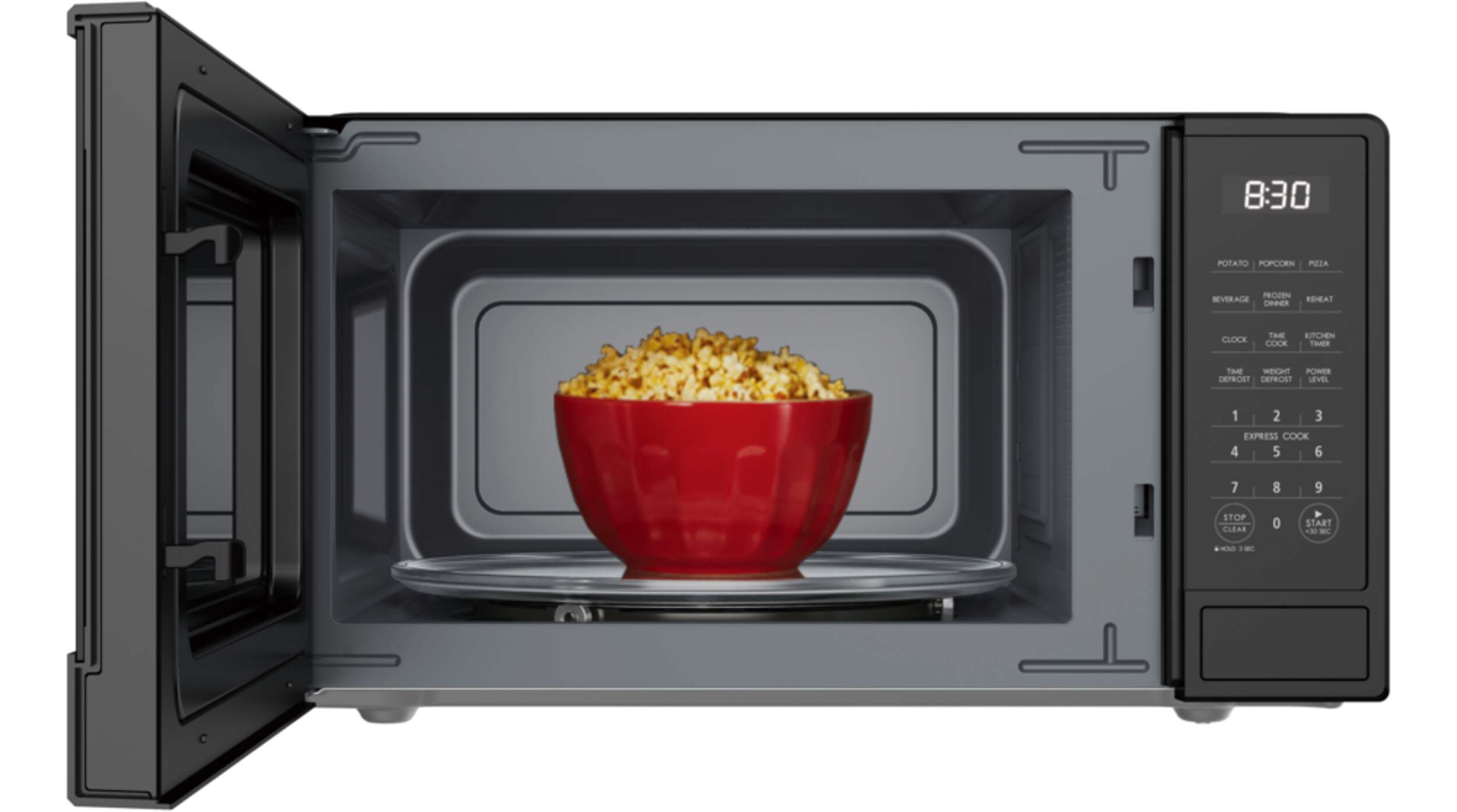 MASTER Chef Countertop Microwave, 1.1cu.ft., Matte Black Canadian Tire