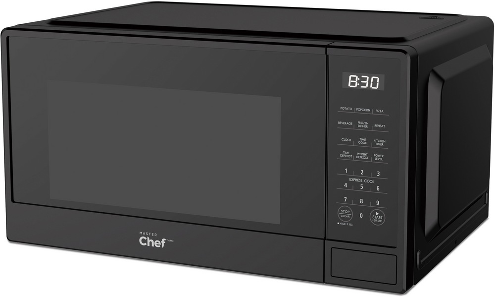 MASTER Chef Countertop Microwave, 1.1cu.ft., Matte Black Canadian Tire