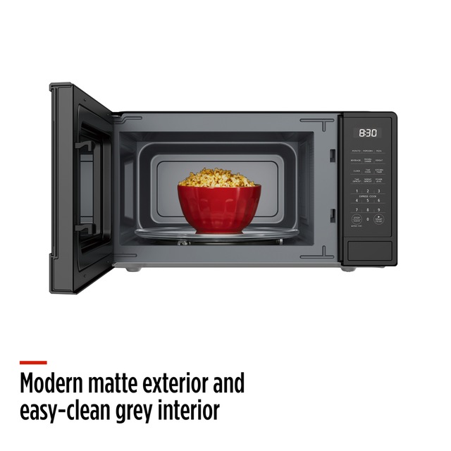 MASTER Chef Countertop Microwave, 1.1cu.ft., Matte Black Canadian Tire
