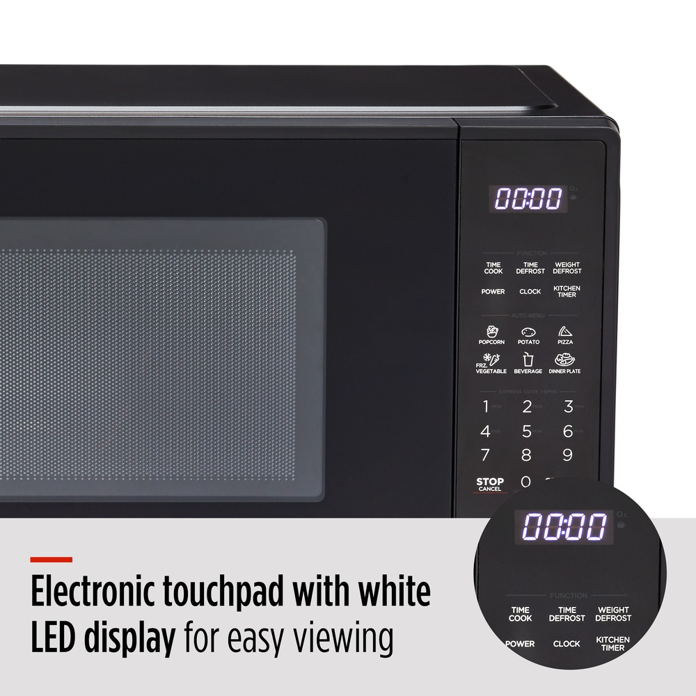 MASTER Chef Countertop Microwave, 0.9cu.ft., Black Canadian Tire