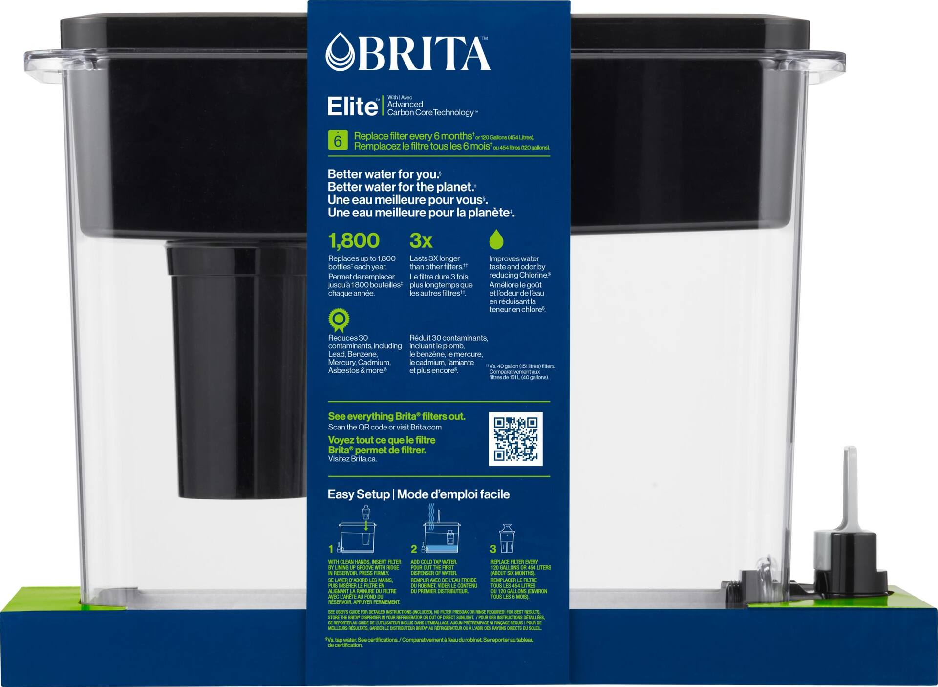 Brita longlast 18 cup top