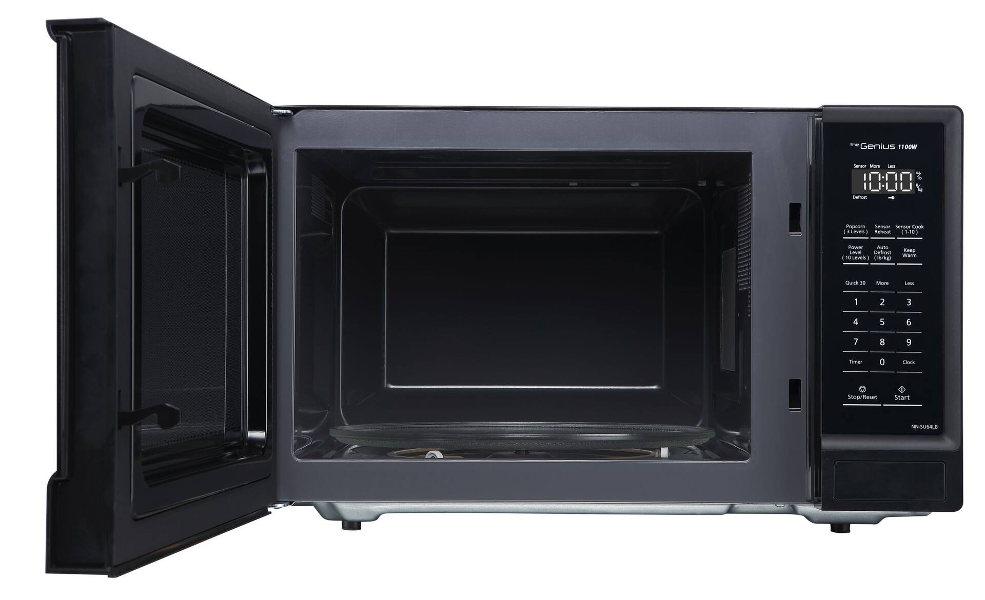 Panasonic NN-SU64LB Countertop Microwave Genius Sensor Cooking, 1.3-cu.ft.,  Matte Black
