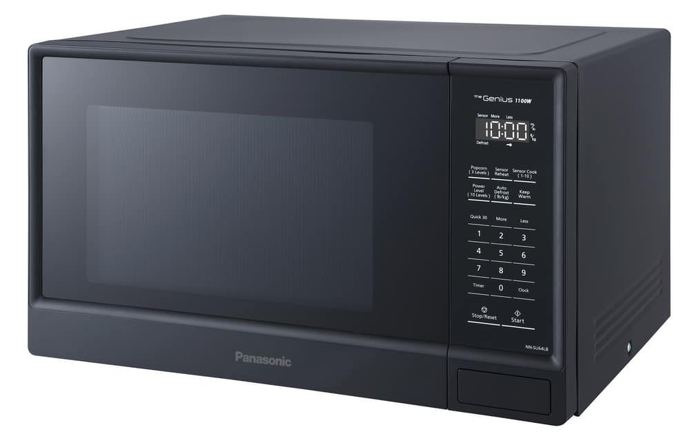 Panasonic NN-SU64LB Countertop Microwave Genius Sensor Cooking, 1.3-cu.ft.,  Matte Black