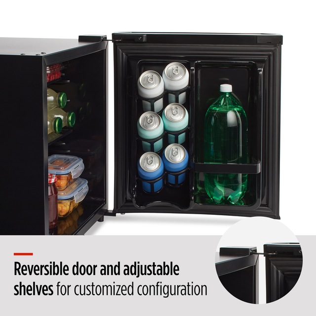 Vida by PADERNO Fridge, Matte Black, 1.7cuft Canadian Tire