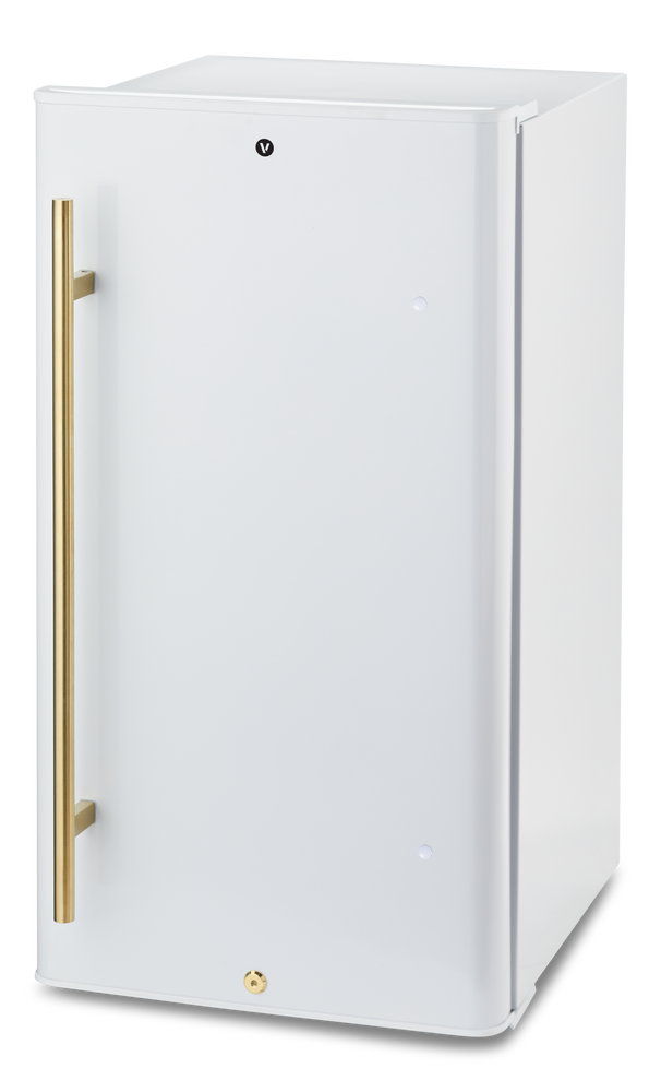 Vida by PADERNO Fridge, White/Gold, 3.3cuft Canadian Tire