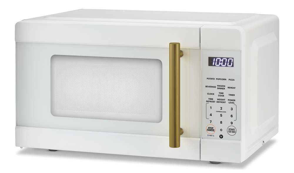 white microwave 800w