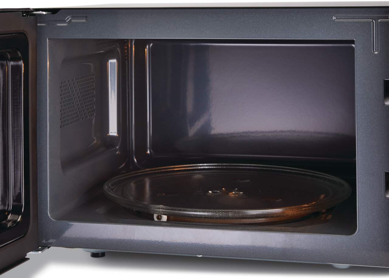 Vida by PADERNO Microwave Oven, White/Gold, 1.1-cu-ft