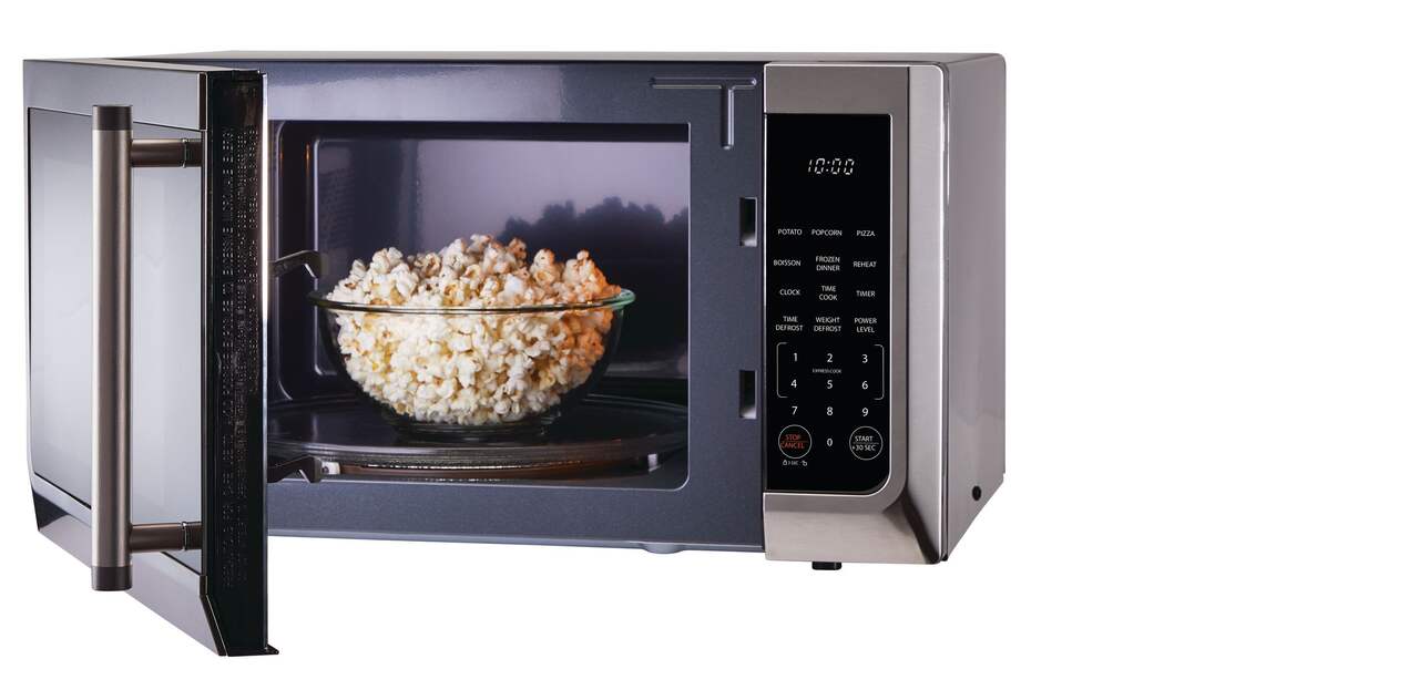 0.9-cu. ft. Stainless Steel Microwave Oven – Vida by PADERNO