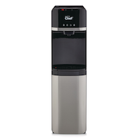 MASTER Chef Bottom Load Water Cooler/Dispenser, 3 Temperatures, Black/Stainless Steel Front_Flat