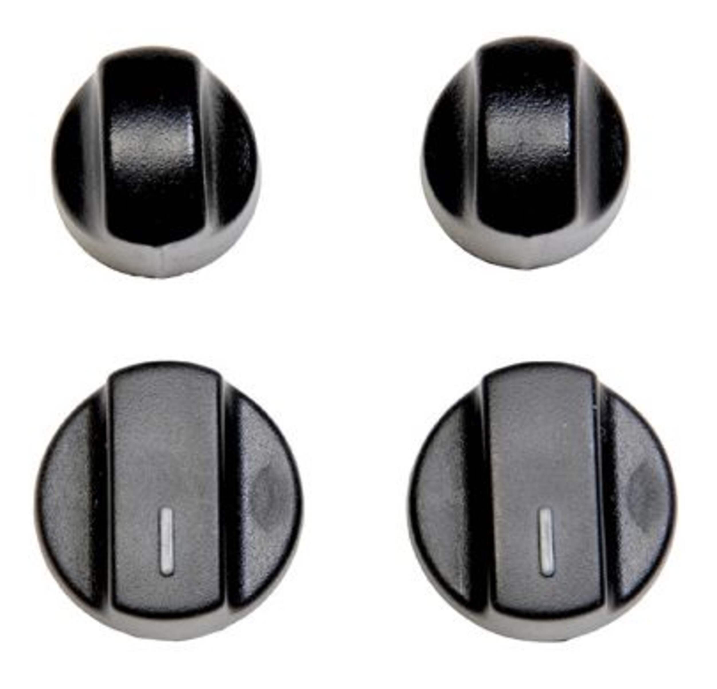 Broan Nutone Replacement Range Hood Knobs, 4pcs, Plastic, Black