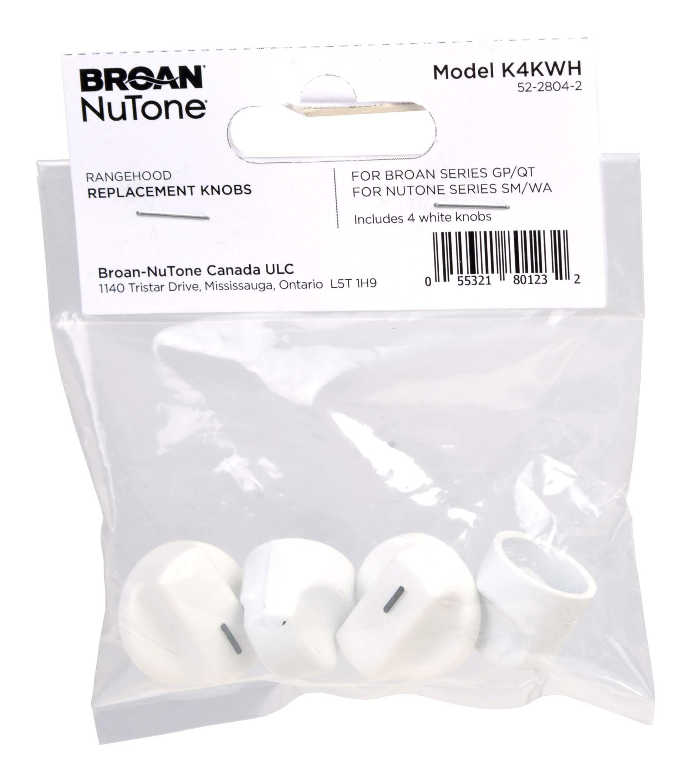 Broan Nutone Range Hood Knobs, White, 2pk Canadian Tire