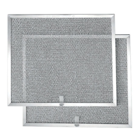 Broan BPS1FA30 Allure 1 Aluminum Grease Replacement Filter for Broan Allure 1 Range Hoods, 2-pk Front_Flat