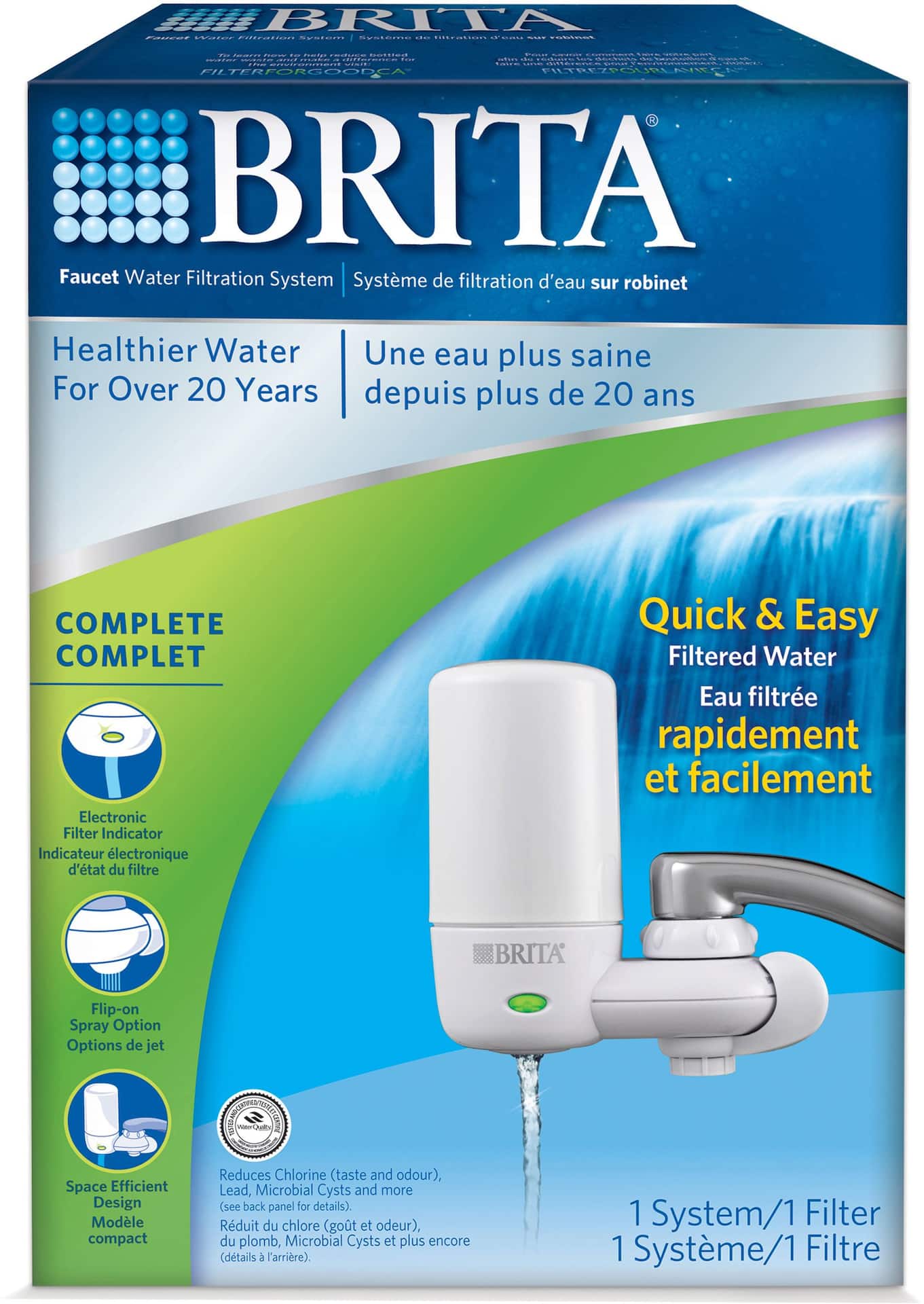 Brita Water Filter for Sink, Faucet Mount Water Filtration System