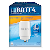 Brita® On Tap Faucet Replacement Filter, White Front_Elevated