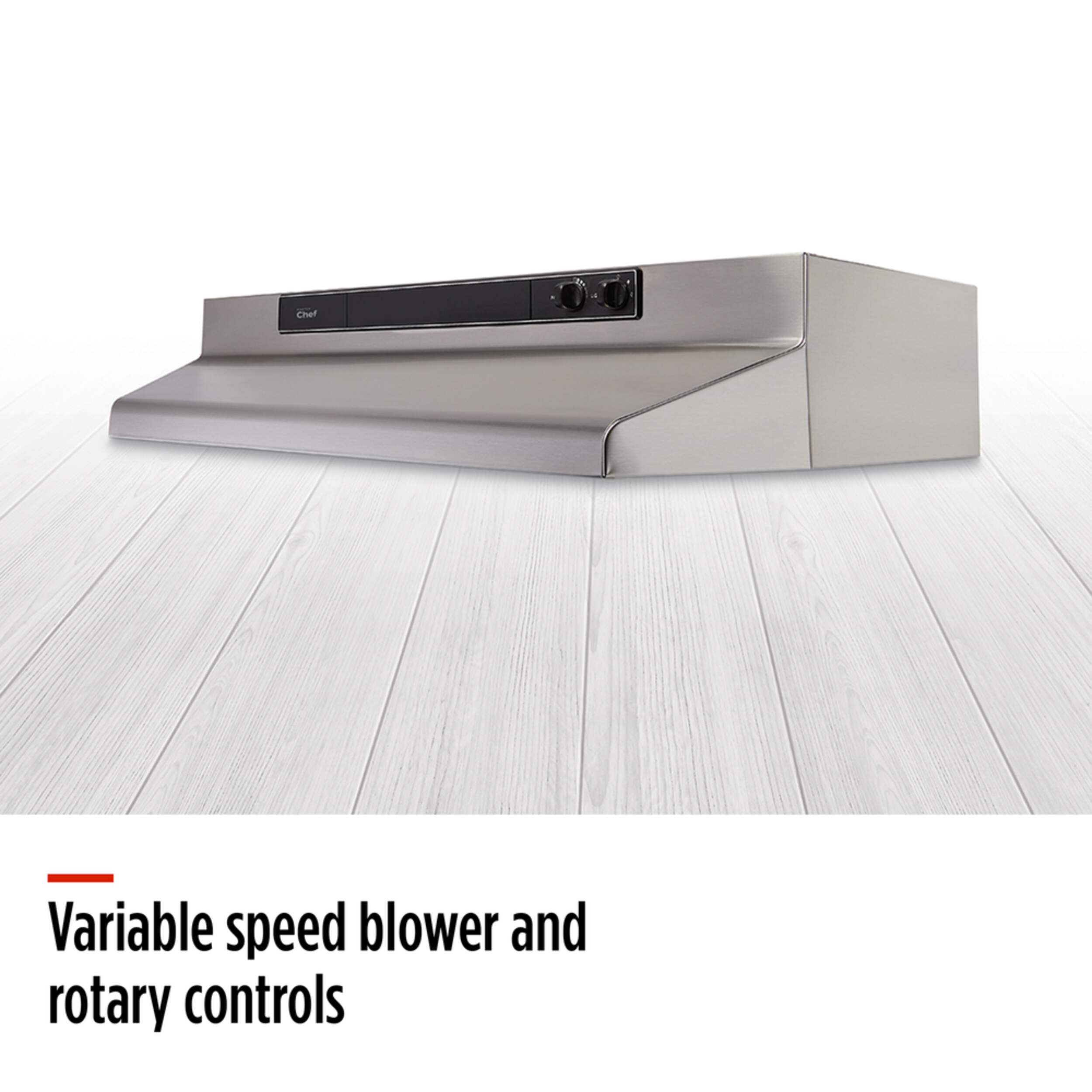 MASTER Chef 190 CFM Stainless Steel Under Range Hood Canadian