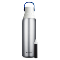 Brita® Stainless Steel Premium Filtering Water Bottle, 591 mL, Steel